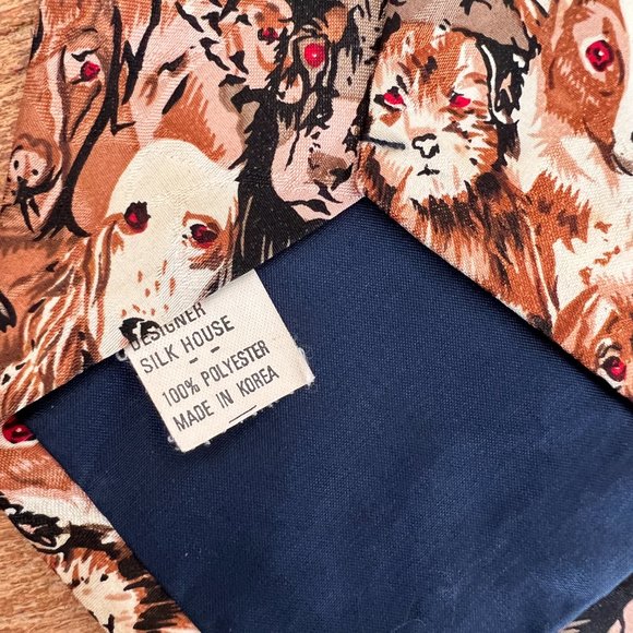 Vintage Dog Necktie - A.Rogers - Picture 6 of 6